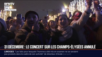 Pour le Nouvel an, le concert sur les Champs-Élysées annulé mais le feu d'artifice aura bien lieu