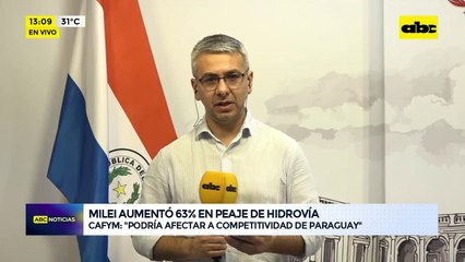 Milei aumentó 63% peaje en hidrovía: ¿Cómo afectaría a Paraguay?