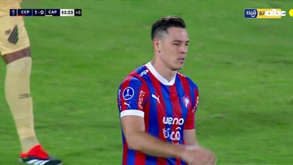 El penal errado por Diego Churín en Cerro Porteño