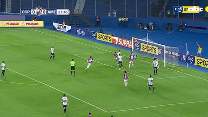 El gol de Diego León en el triunfo de Cerro Porteño
