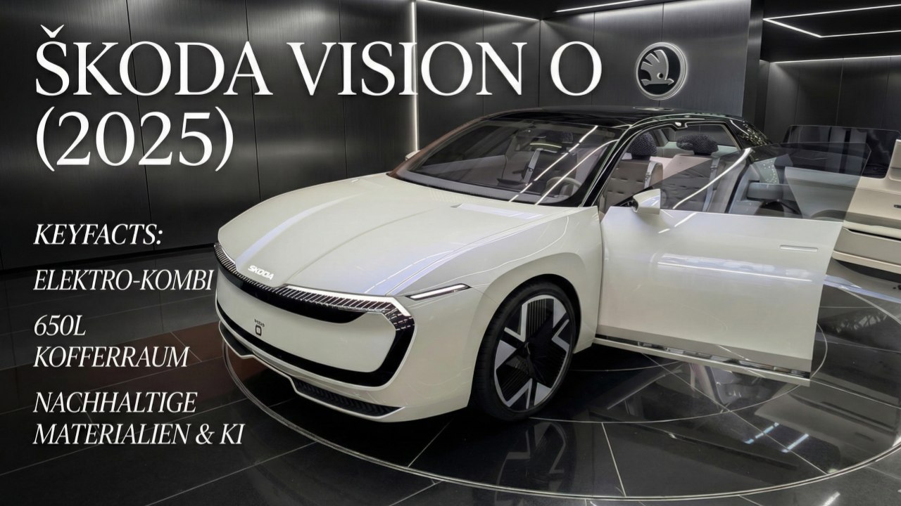 Kombi neu gedacht: Škoda Vision O (2025) mit Horizon Display
