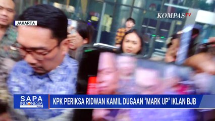 KPK Periksa Eks Gubernur Jabar Ridwan Kamil Terkait Dugaan Mark Up Iklan BJB | SAPA PAGI