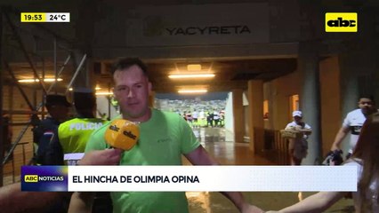 Video: el hincha de Olimpia opina tras el triunfo