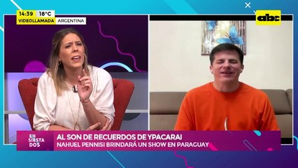 Al son de Recuerdos de Ypacarai: Nahuel Pennisi brindará un show en Paraguay