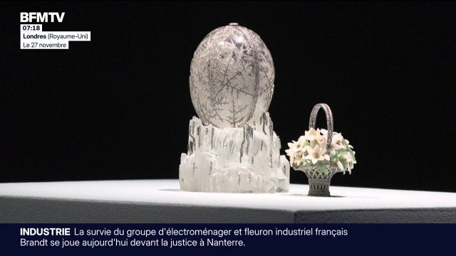 Orné de 4.500 diamants, l'Œuf d'Hiver Fabergé a été adjugé à 26 millions d'euros, un record mondial