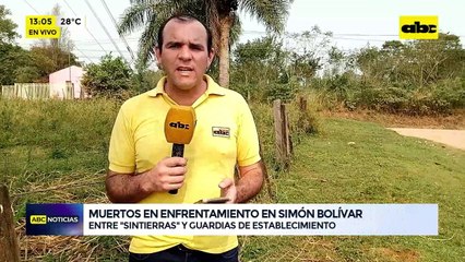 Video: ataque de presuntos ‘‘sin tierras’' a estancia en Simón Bolívar deja dos fallecidos