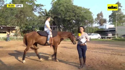 Volteo y equinoterapia: combinación de gimnasia y danza sobre caballos