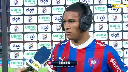 Diego León, el debut y gol en Cerro Porteño