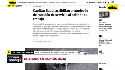 Video: acribillan a empleado de estación de servicio al salir de su trabajo en Capitán Bado