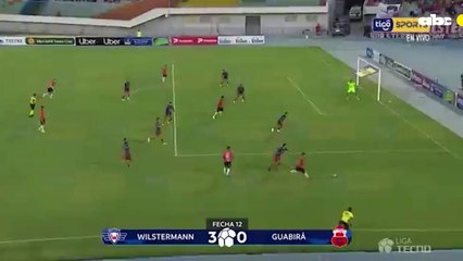 El gol de Alex Cáceres para Jorge Wilstermann