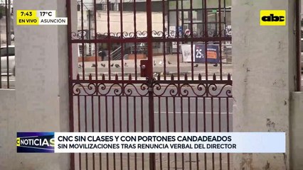 CNC:  clases se encuentran suspendidas por protestas