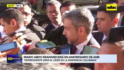 Video: Mario Abdo reaparecerá en aniversario de ANR