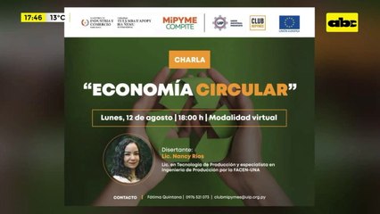 Economía circular para MIPYMES: será tema de webinar organizado por la UIP