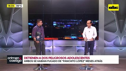 Así detuvieron a supuestos asaltantes adolescentes: ambos se habían fugado de ‘’Panchito López’'