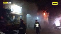 Video: Incendió en parte de la Comisaría 7a por aparente corto circuito