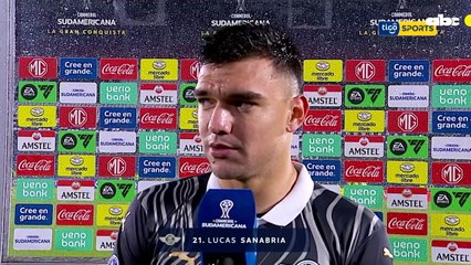 Lucas Sanabria y el triunfo de Libertad por penales en la Copa Sudamericana