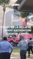 La Casa De Marc Anthony Arde En Llamas