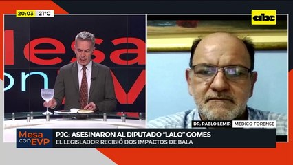 Video: esto dice el forense de la inspección al cuerpo del diputado abatido Eulalio ‘’Lalo’' Gomes
