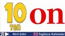 0-20 ARASI İNGİLİZCE KELİMELER