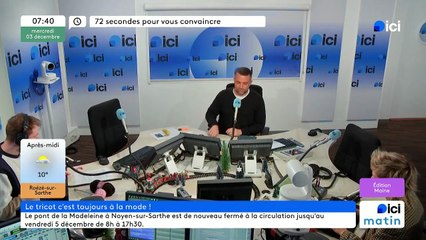 72 secondes pour convaincre que le tricot n'est pas hasbeen