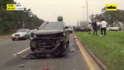 Luque: accidente fatal en zona de Conmebol