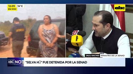 Video: “Selva Hũ” fue detenida por la Senad en Canindeyú
