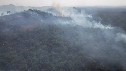 Incendio en el parque Cerro Corá