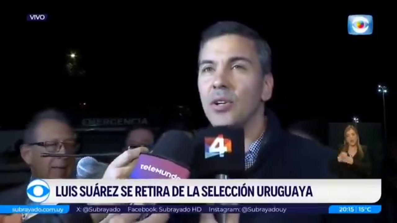 Santiago Peña En Su Nuevo Viaje Y Esta Vez En Uruguay