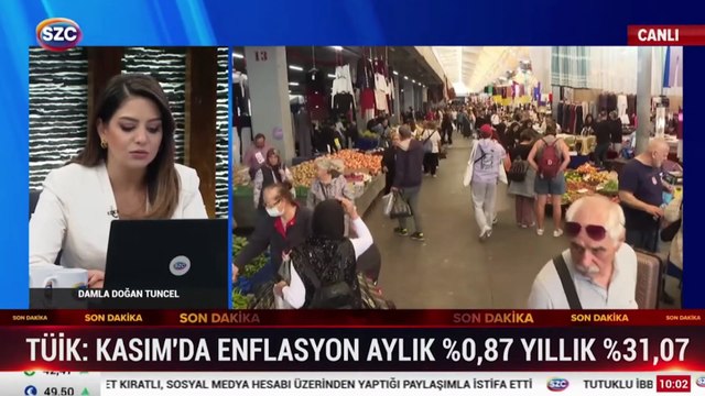 TÜİK Kasım ayı enflasyonunu açıkladı