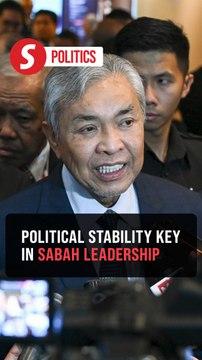 Political stability the main priority in new Sabah govt, says Ahmad Zahid
