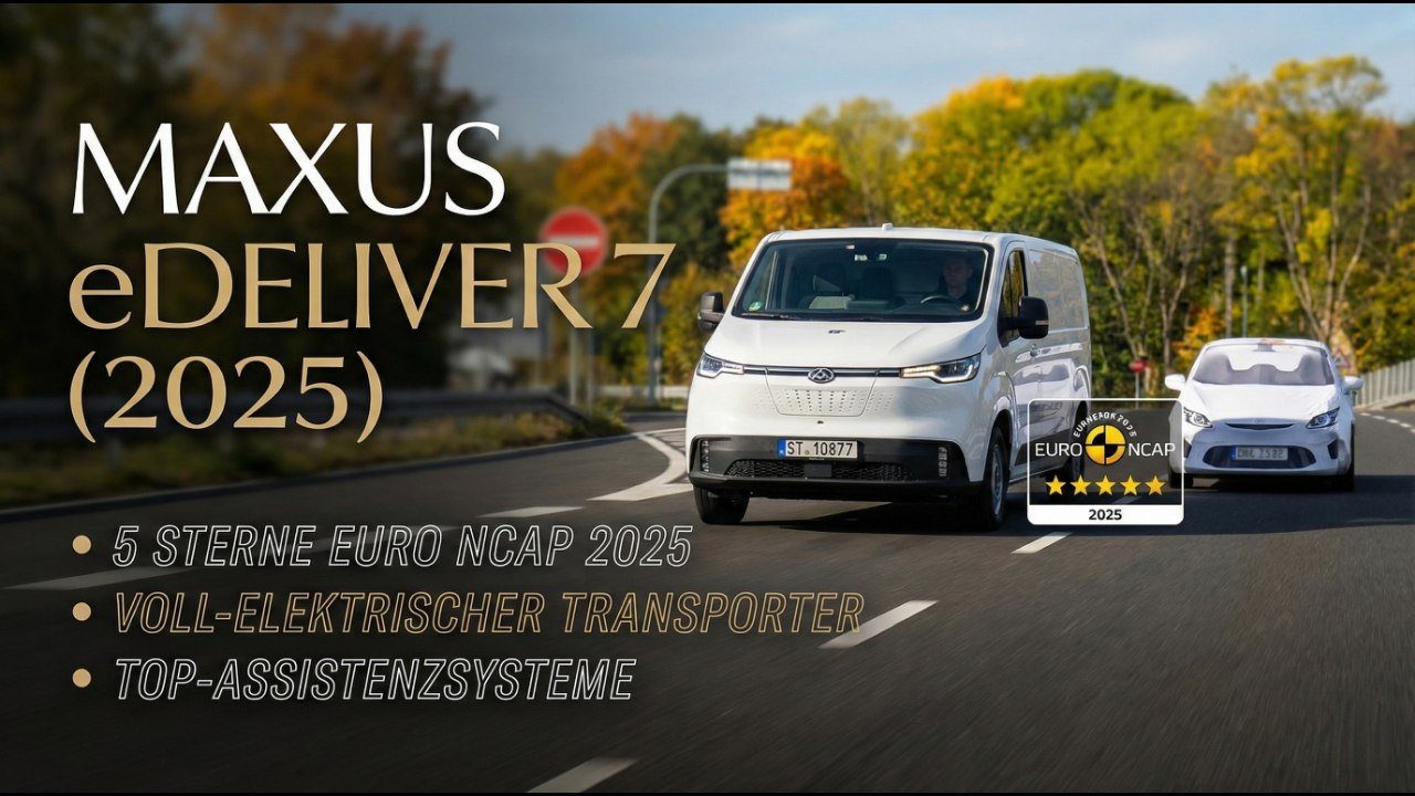 Maxus eDELIVER 7 (MJ2025): Technische Daten, Sicherheit & Highlights