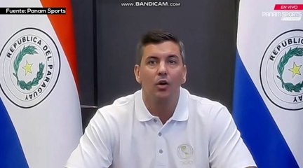 Santiago Peña prometió para Panam Sports un tren de cercanía para el 2027