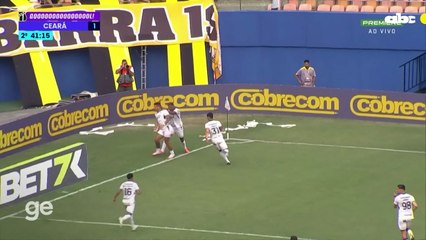 El gol de Jorge Recalde en el empate de Ceará