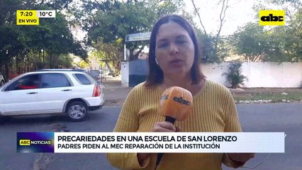San Lorenzo: padres piden al MEC reparación de la institución