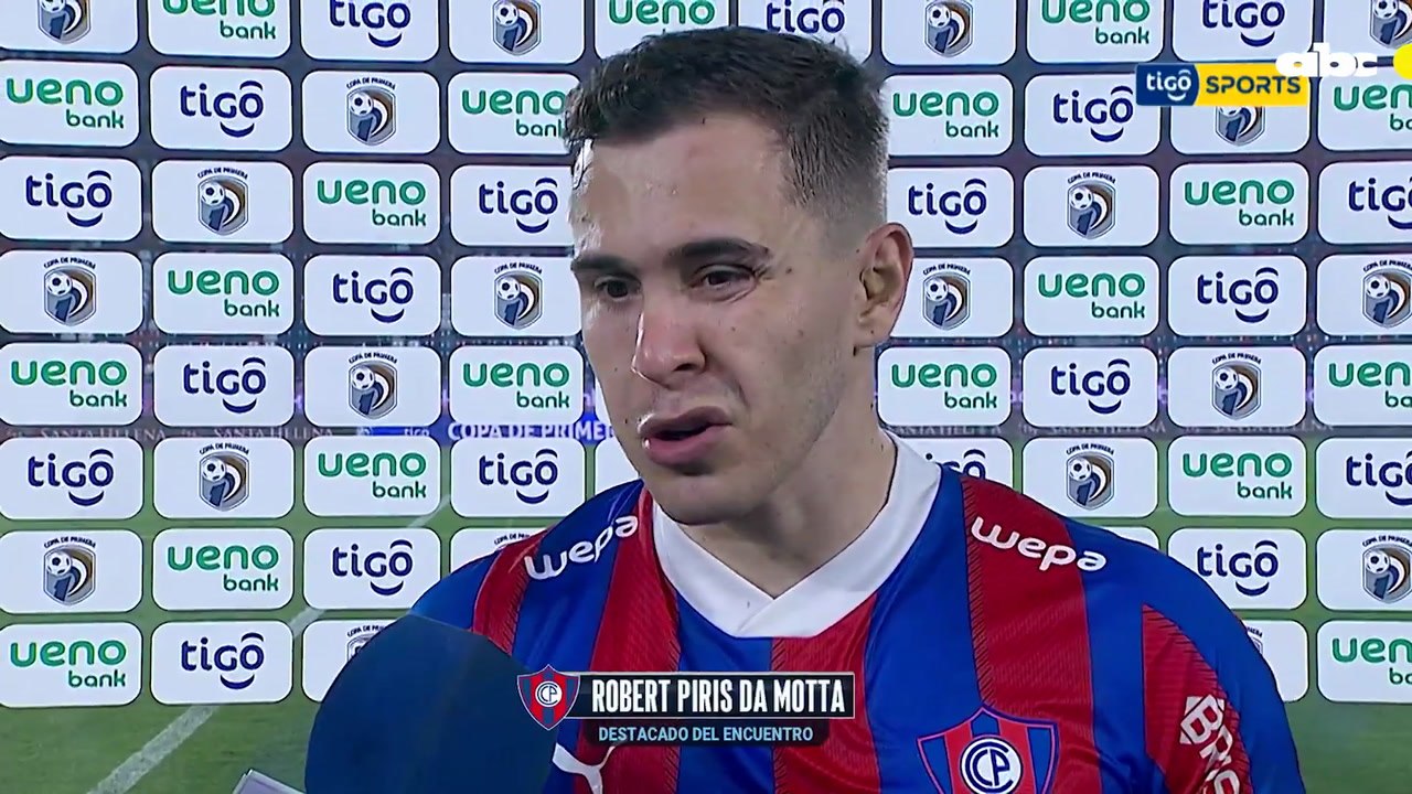Robert Piris da Motta analizó el empate de Cerro Porteño