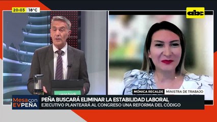 Eliminar la estabilidad laboral: “no queremos que el trabajador pierda su empleo” según ministra