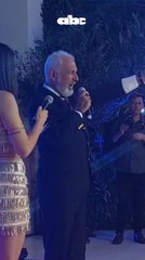 Juan José Zapag presentó a Carlos Jara Saguier en la cena aniversario de Cerro Porteño