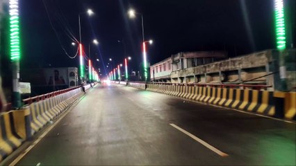 Patna ke flyover road 🛣️ raat ko aye ghumne #vlog