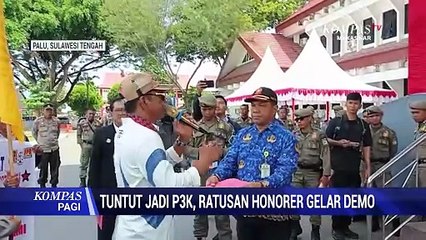 Tuntut Jadi P3K, Ratusan Honorer Gelar Demo