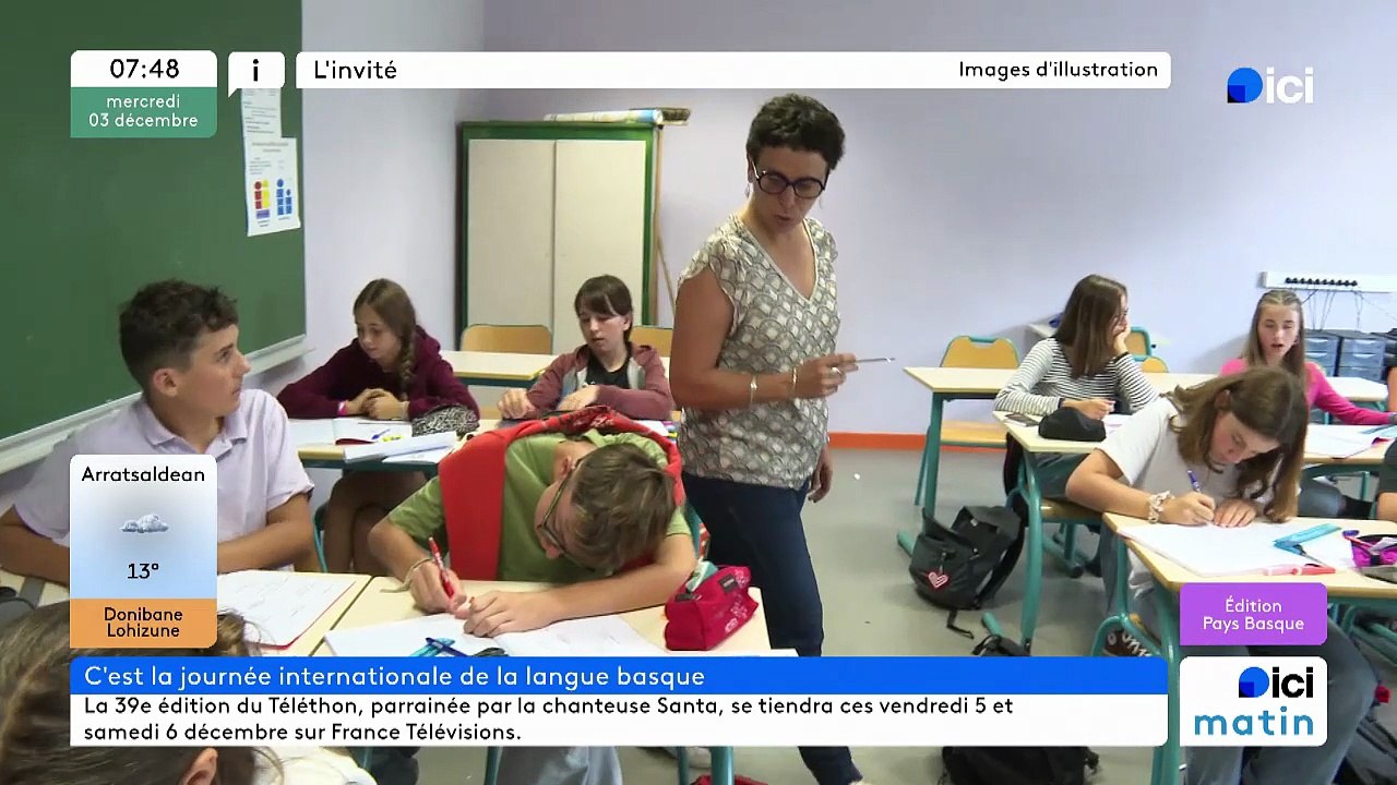 Mercredi 3 décembre, journée internationale de la langue basque