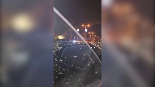 Haifa, ciudad portuaria en el norte de Israel, después de ser atacada por cohetes de Hezbolá