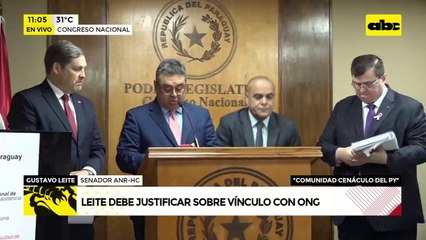 “Uno es humano y puede cometer errores”: Leite ahora dice que fue tesorero de ONG hasta 2022