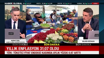 Enflasyon rakamları açıklandı