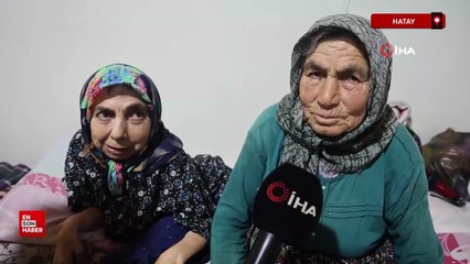 Hatay'da 81 yaşındaki anne engelli kızına ömrünü adadı