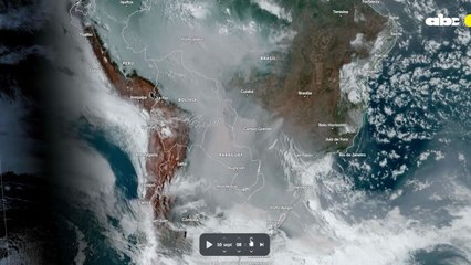 Imágenes satelitales de los incendios en el continente
