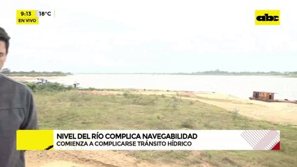 Nivel del río Paraguay alcanza nuevo mínimo histórico: ANNP intensifica tareas de dragado