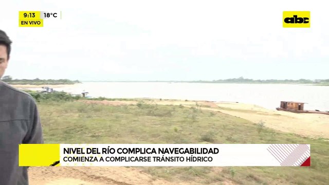 Nivel del río Paraguay alcanza nuevo mínimo histórico: ANNP intensifica tareas de dragado