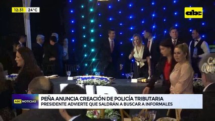 Video: Santiago Peña anuncia creación de policía tributaria