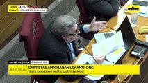 “Una ley infame”: senadores de oposición se plantan contra proyecto anti-ONG
