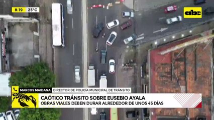 Eusebio Ayala: no descartan rediseñar desvíos tras caótico primer día